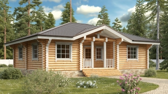 Одноэтажные дома из дерева: эстетика и практичность